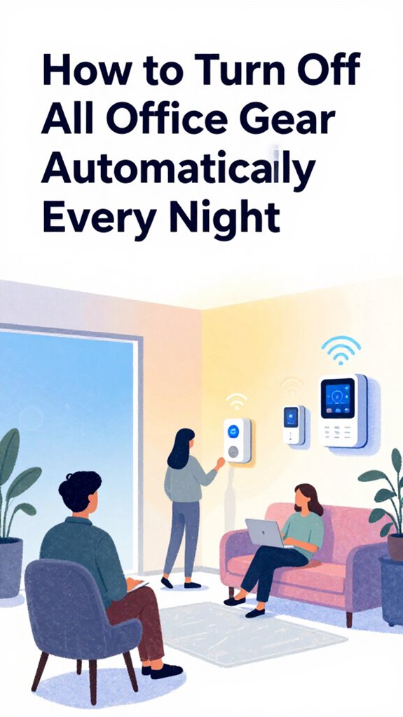 automate nightly office shutdown