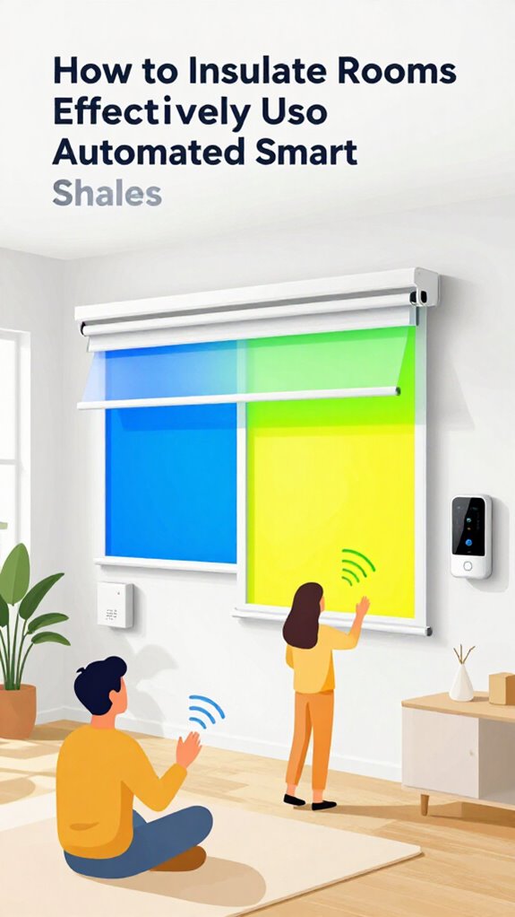 automated smart shade insulation