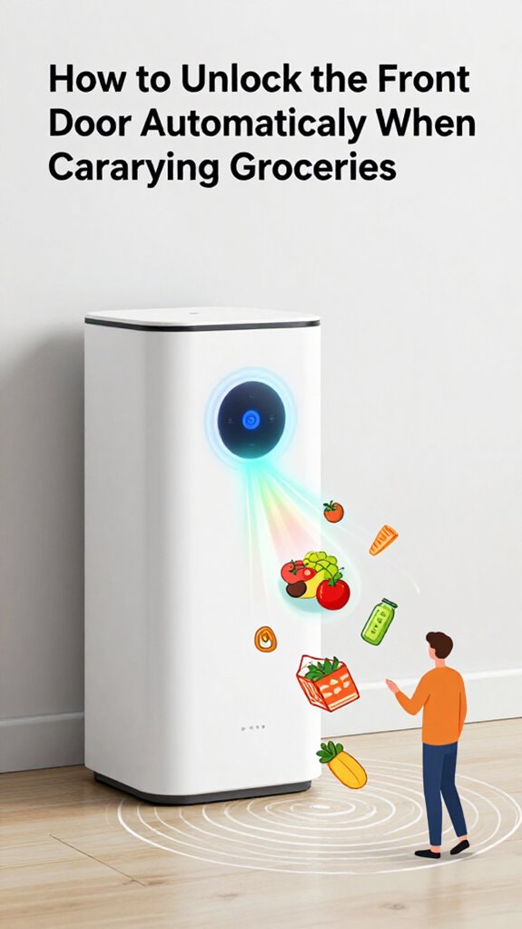 automatic door unlock groceries