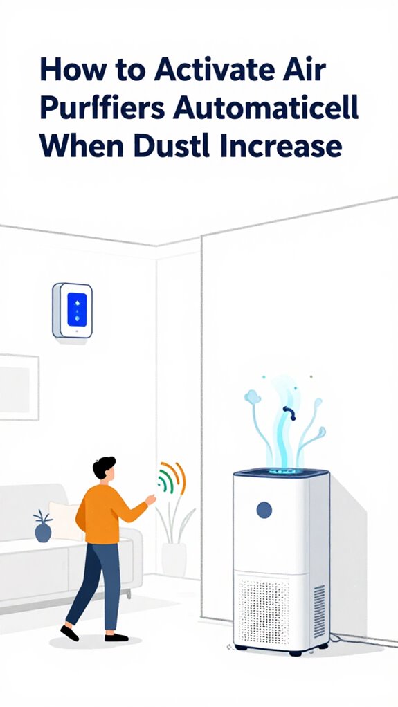 automatic dust level activation
