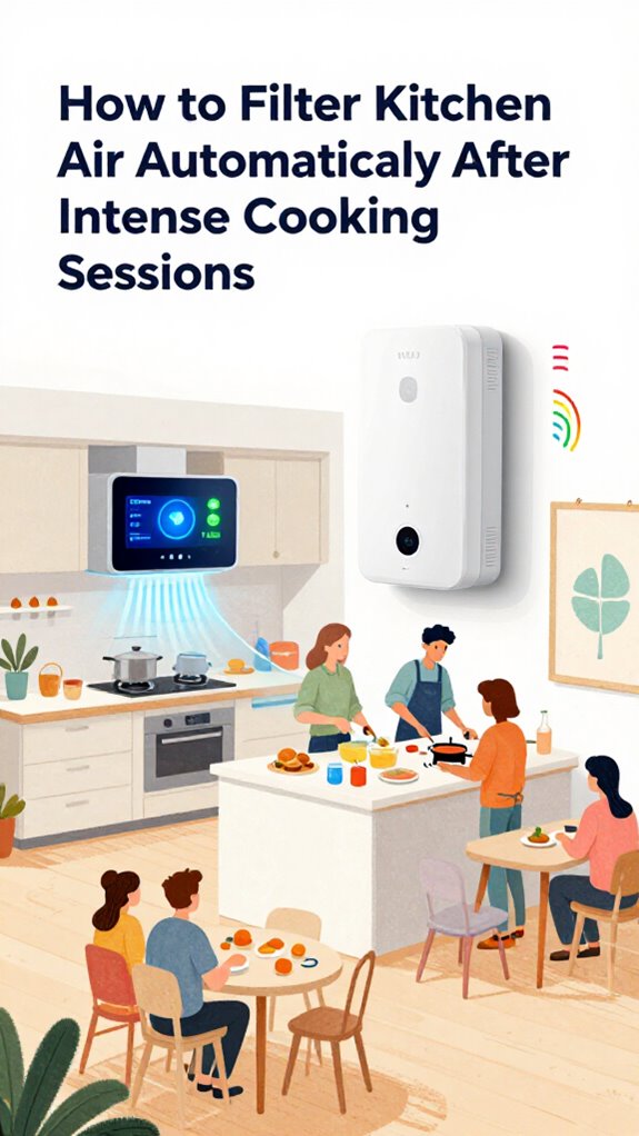 automatic kitchen air purification