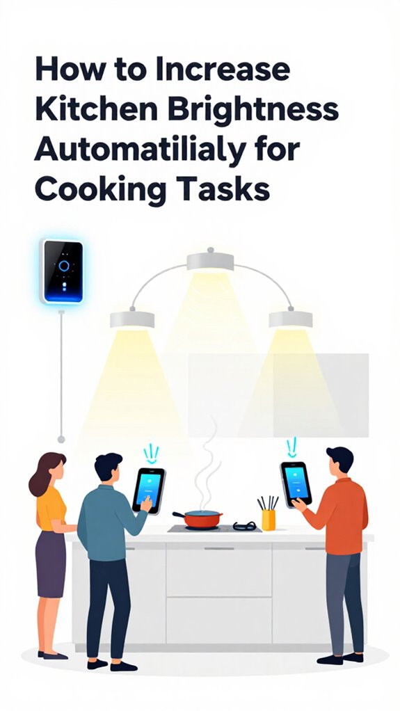 automatic kitchen lighting enhancement