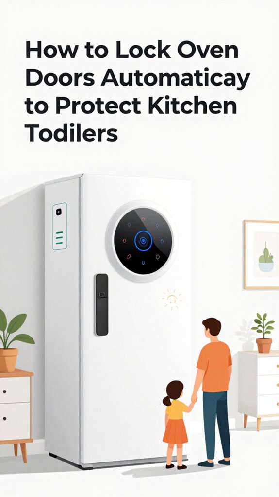 automatic oven door lock