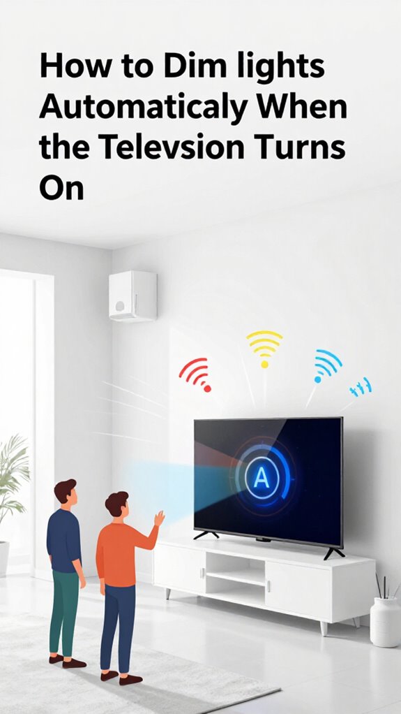 automatic tv light dimming