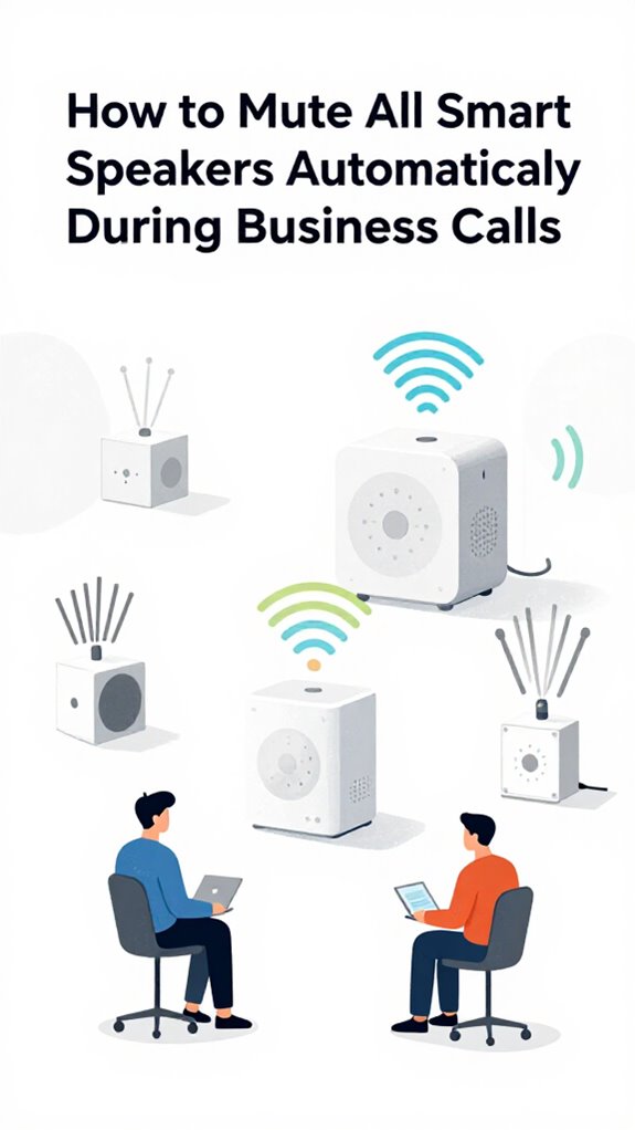 mute smart speakers during calls