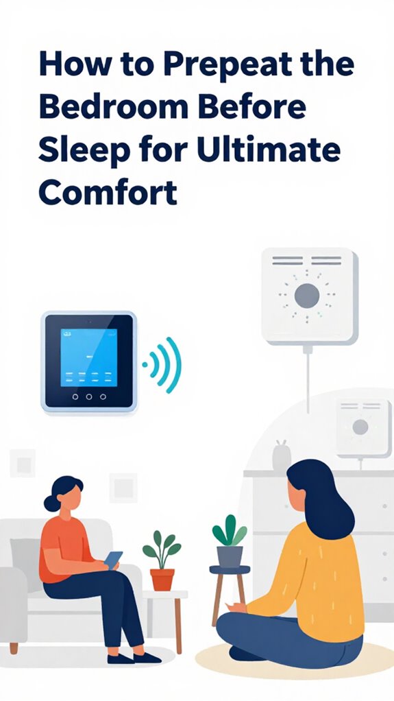 preheat bedroom for comfort