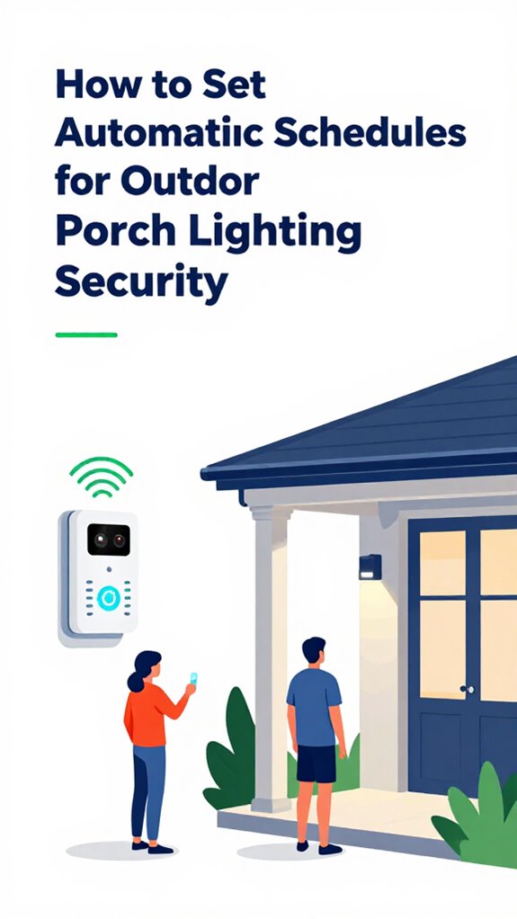 schedule porch lighting automation
