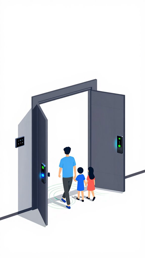 seamless biometric key sharing