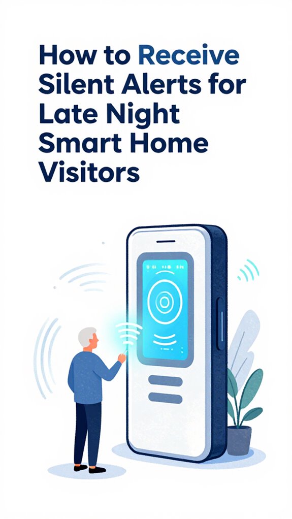 silent alerts for visitors