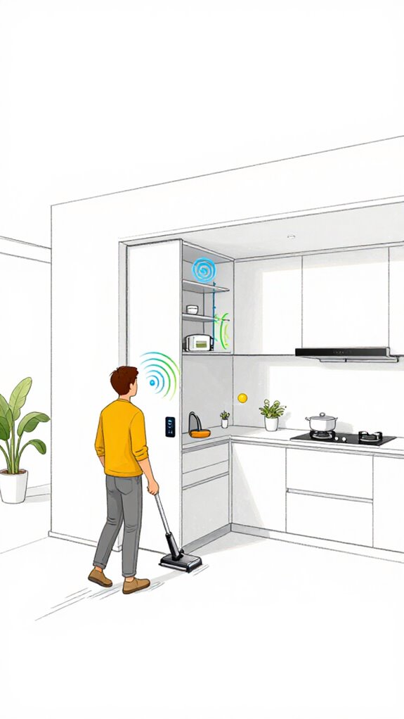smart kitchen vacuum scheduling