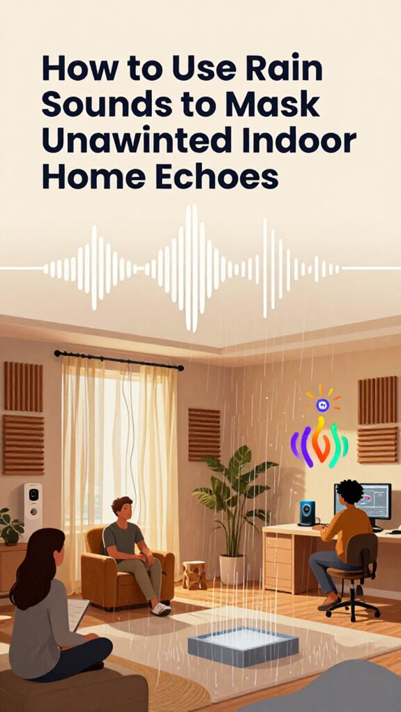 using rain to mask echoes