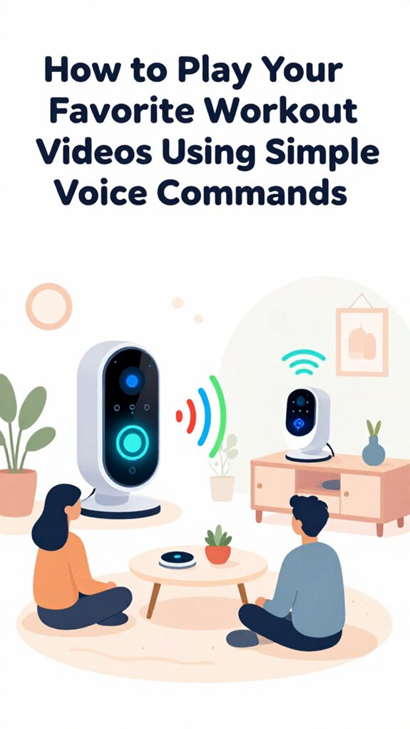 voice command workout videos