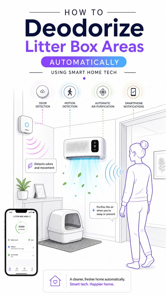 automated litter odor control