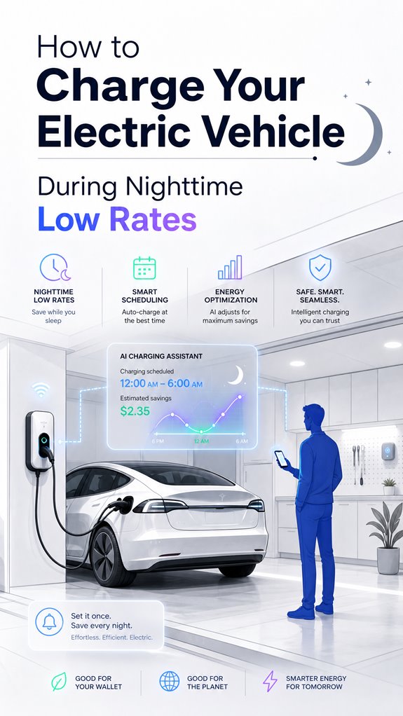 charge ev at night
