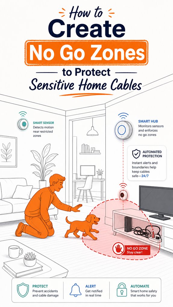establish safe cable boundaries