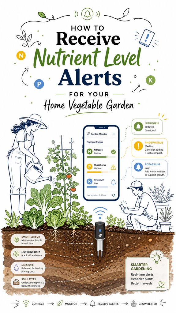 garden nutrient level alerts