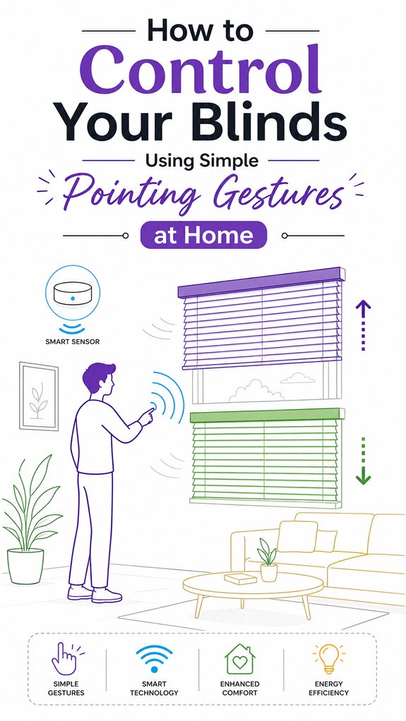 gesture controlled blind operation
