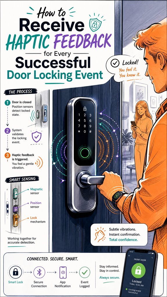 haptic feedback for locks
