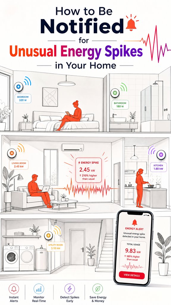 home energy spike alerts