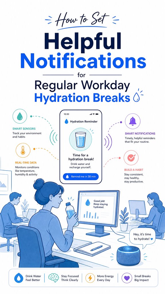 hydration reminder notifications setup