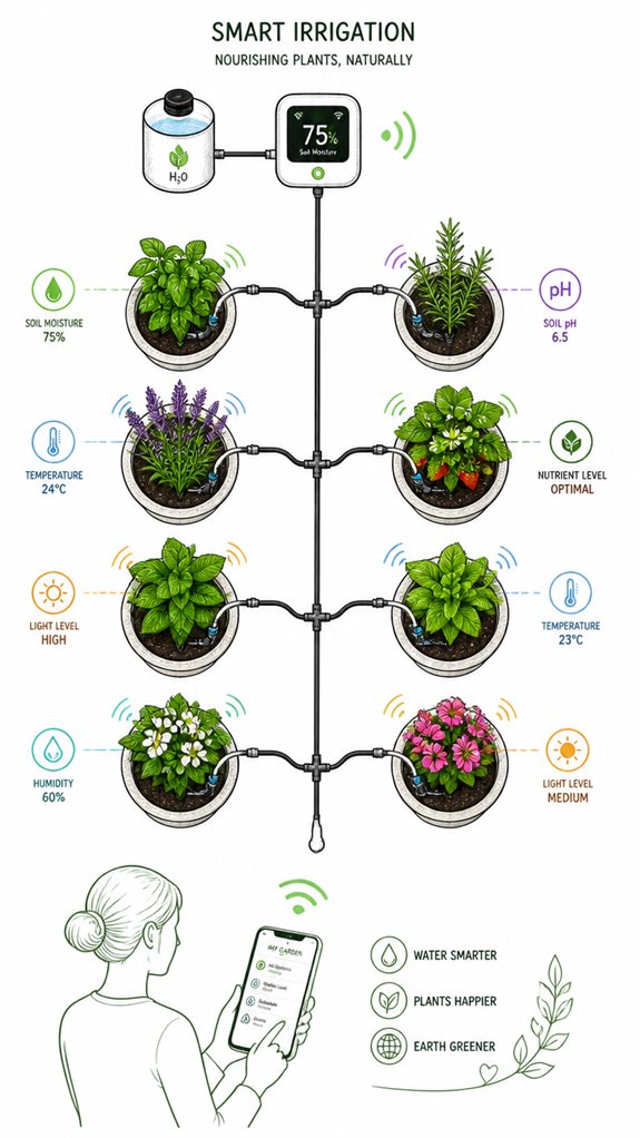 integrated smart drip irrigation