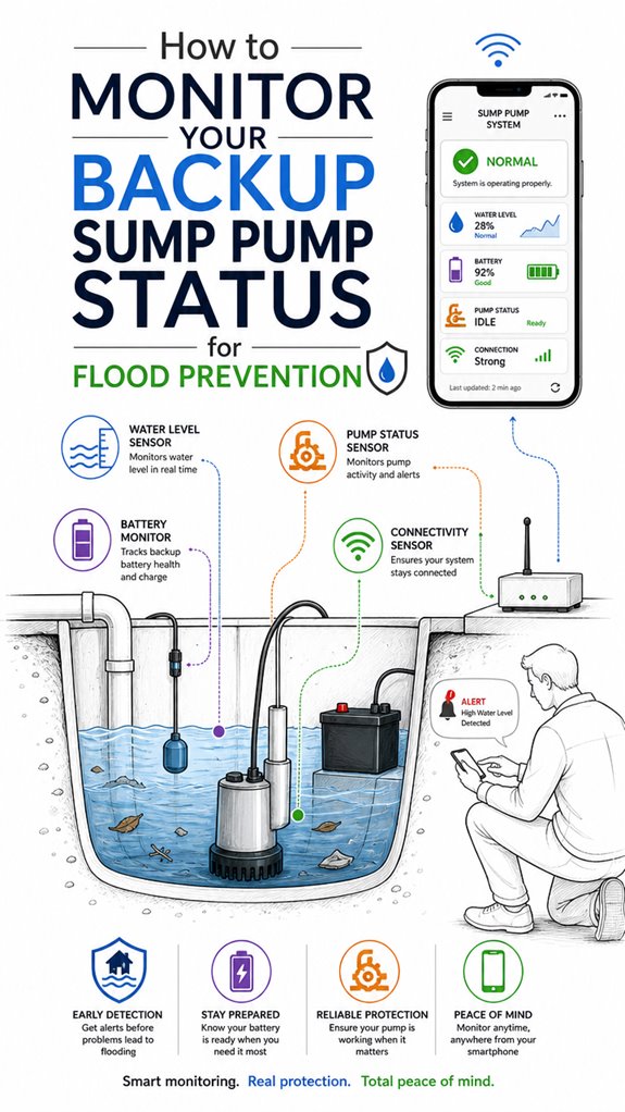 monitor backup sump pump