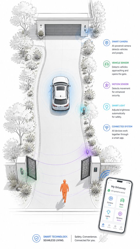 seamless google driveway detection