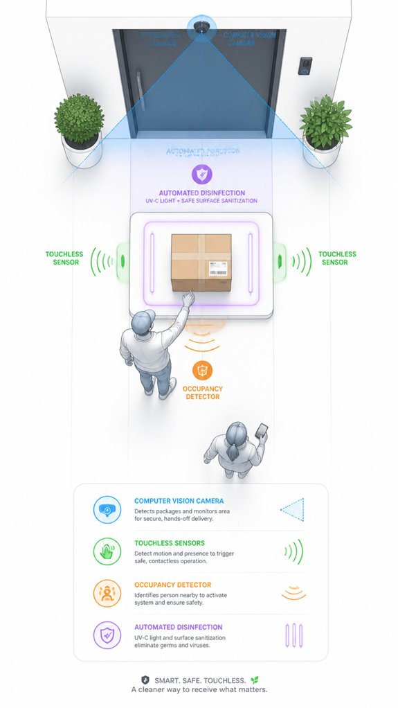 sensors automate disinfecting routines