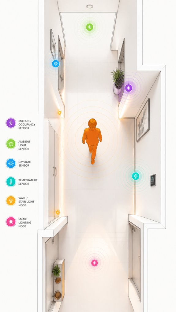 smart adaptive hallway lighting
