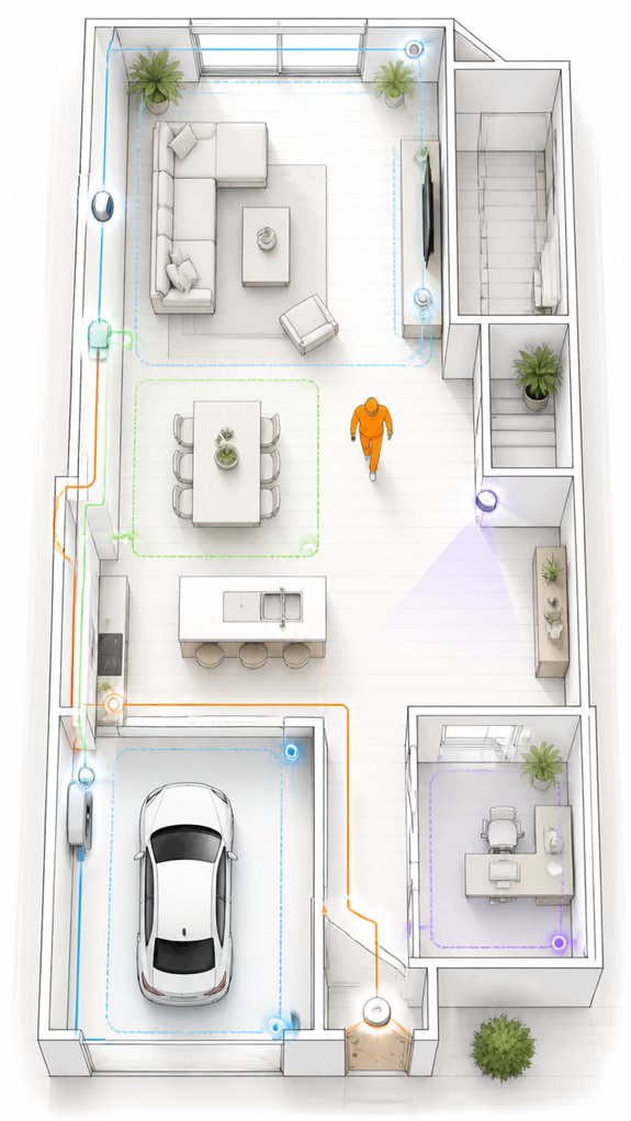 smart cable concealment zones