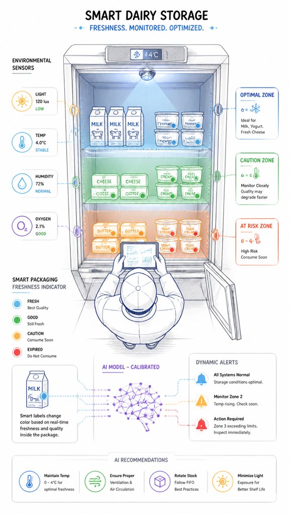 smart dairy freshness monitoring