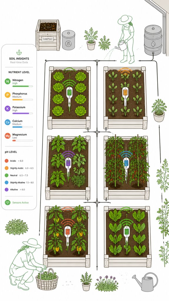 smart garden monitoring setup