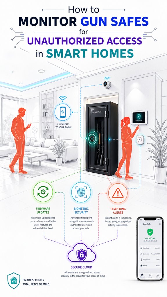 smart gun safe monitoring