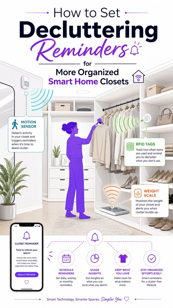 smart home declutter reminders