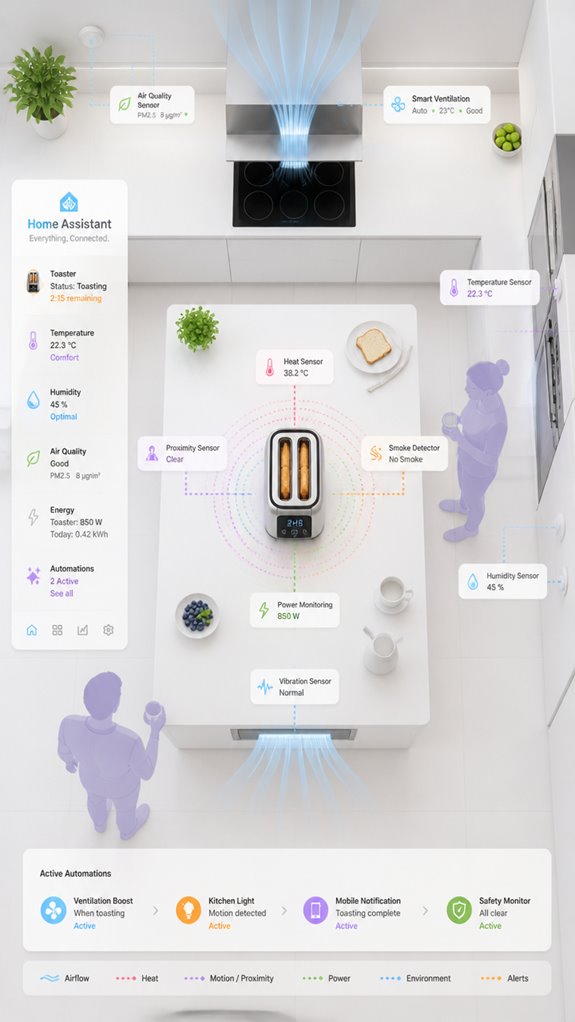 smart toaster energy monitoring system