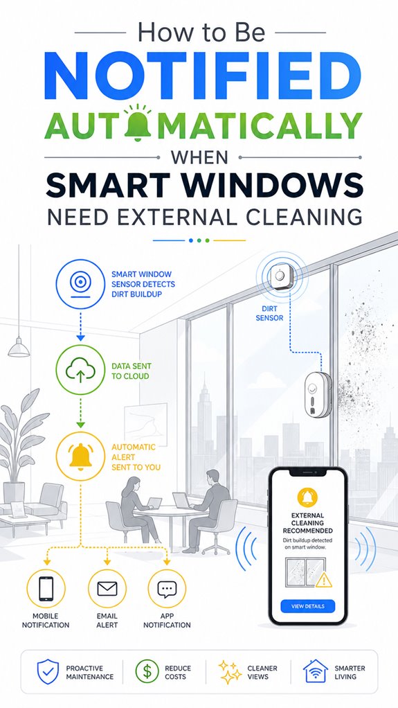 smart window cleaning alerts